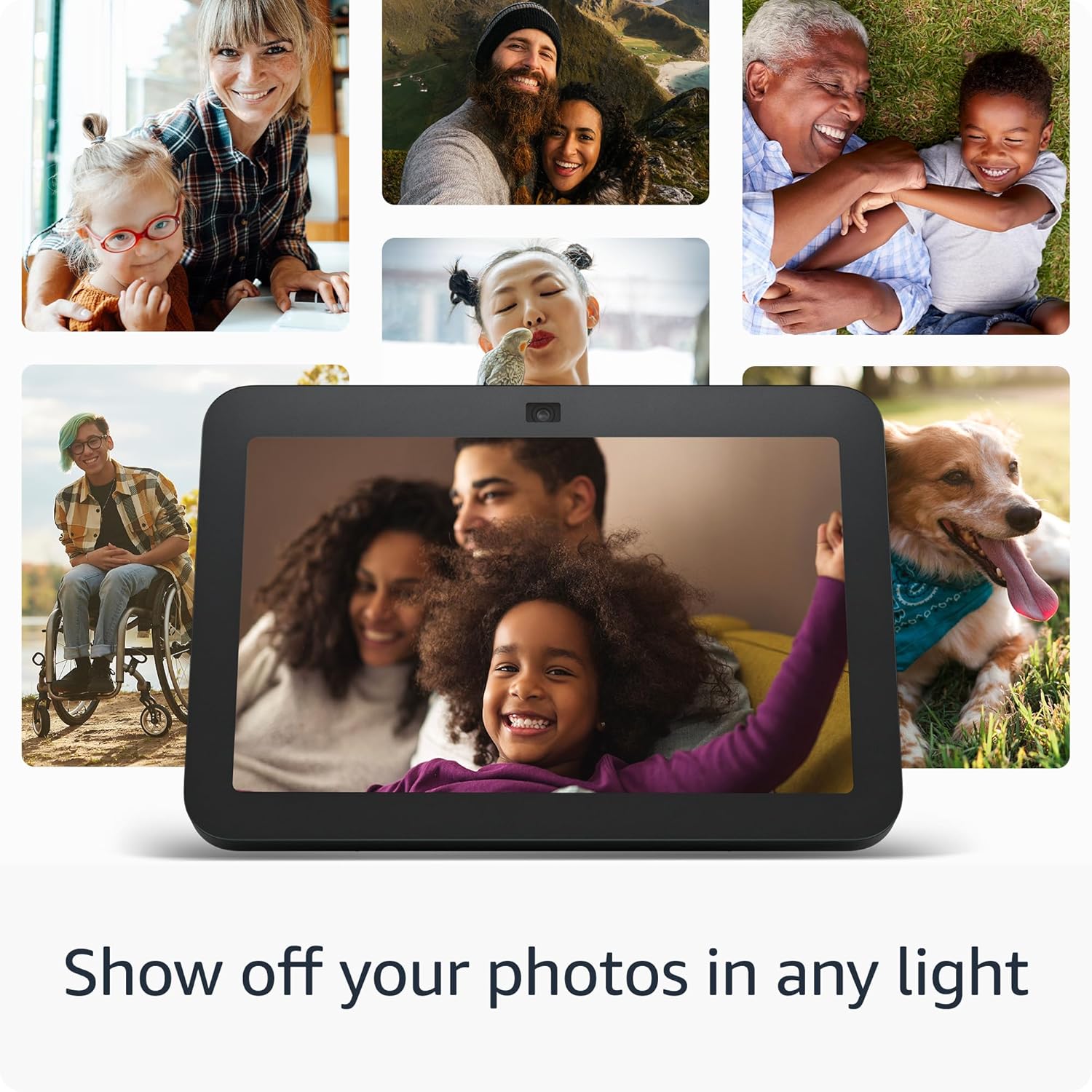 Amazon Echo Show 8 (newest model), With Spatial Audio, Smart Home Hub, and Alexa, Glacier White - Image 7