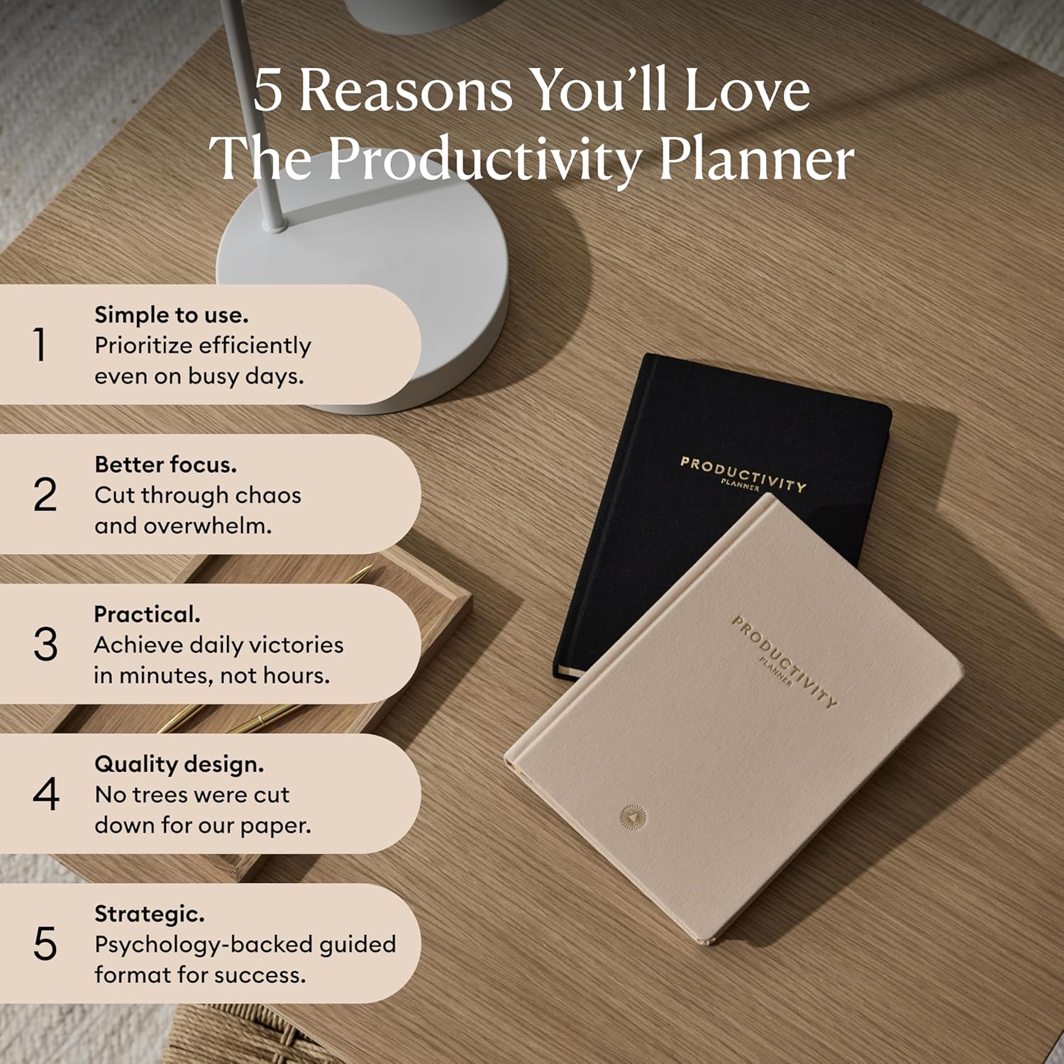 Intelligent Change 3-Month Productivity Planner 2025, Productivity Tools for Time Management & Mindfulness, Daily Planner To Do List, A5 Undated Quarterly Planner (Black) - Image 4